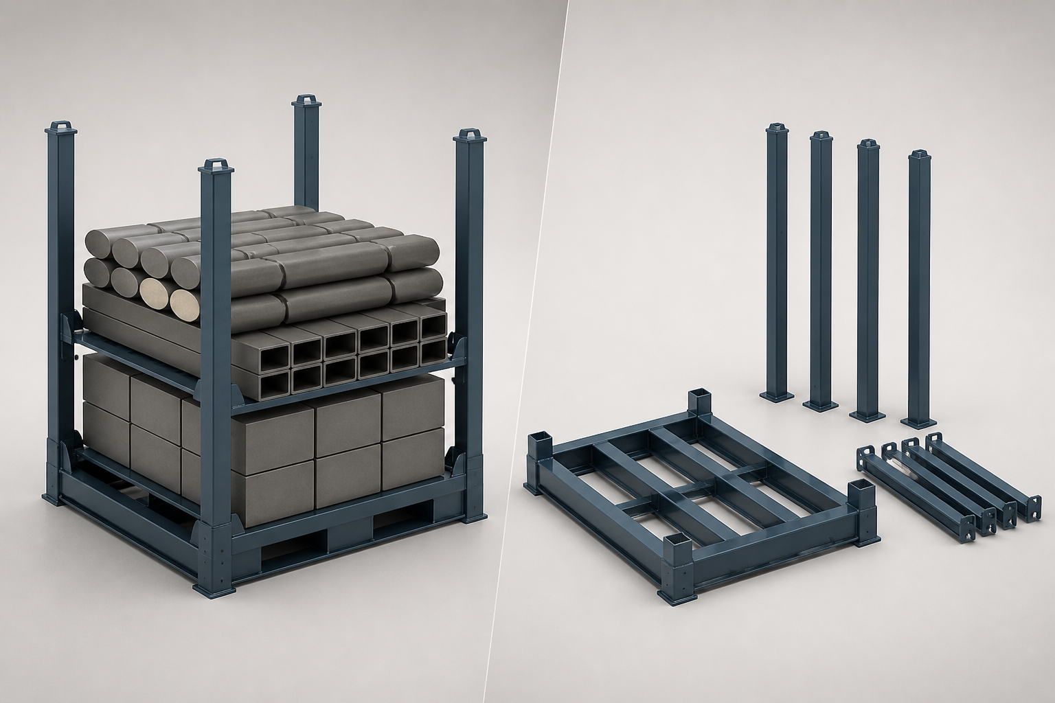 Stackable Rack: Loaded vs Empty Return Decision Brief