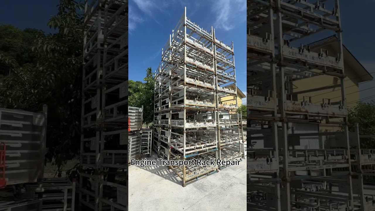 Engine Transport Rack Repair and Refurbishment — representative frame from the original video