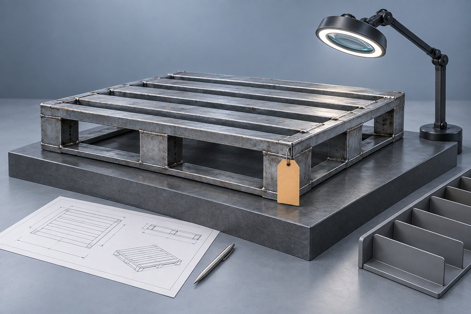 Damaged Steel Pallet Inspection and Repair Decisions