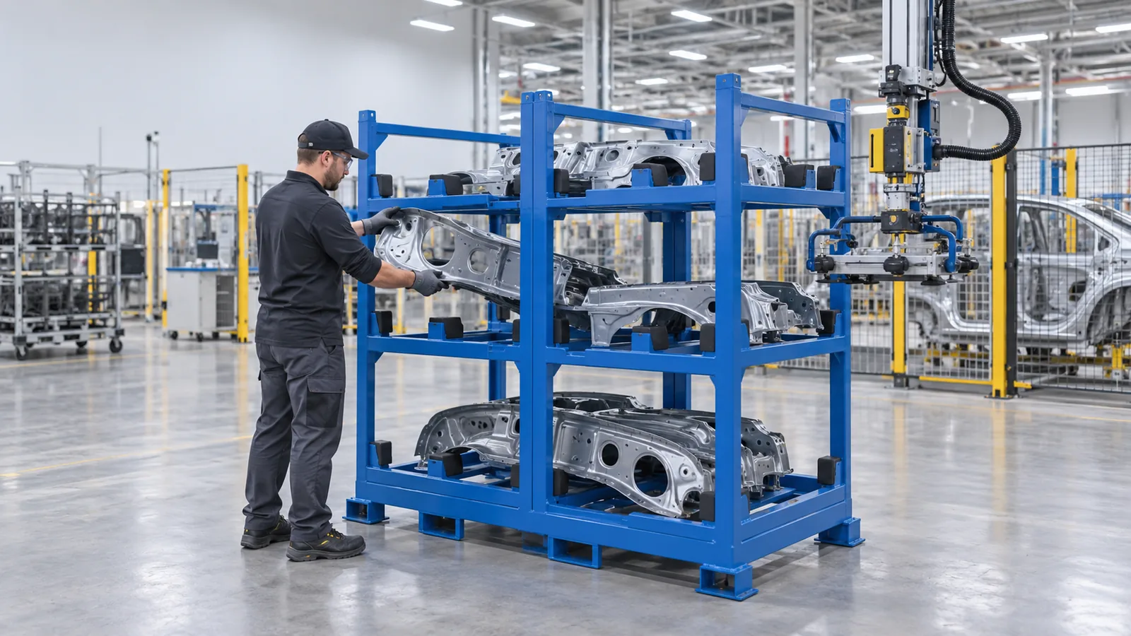 Automotive Rack Loading Access: Define the Hand, Tool and Lift-Assist Envelope